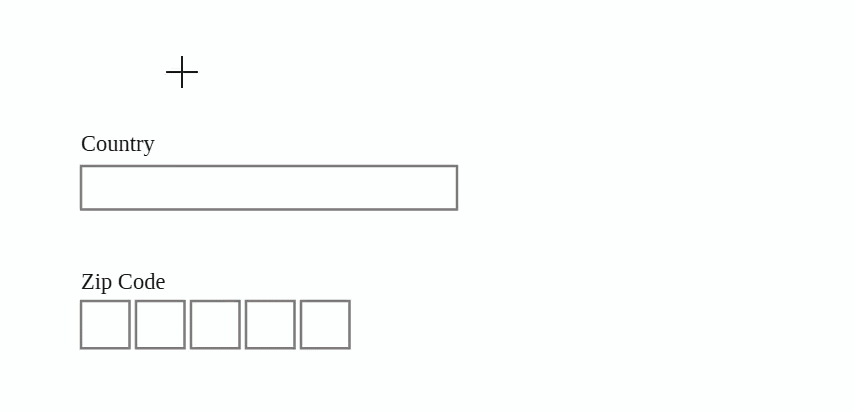 Animation showing a single box being selected, then multiple boxes being selected by dragging across them.